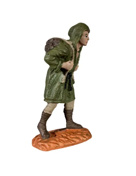 Boscaiolo Oliver 8 cm con legna in spalla