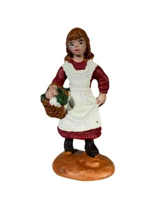 Little Girl with Basket – Oliver, 8 cm
