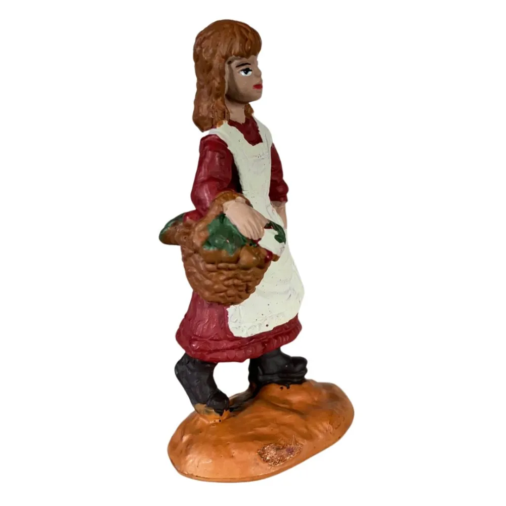 Little Girl with Basket – Oliver, 8 cm