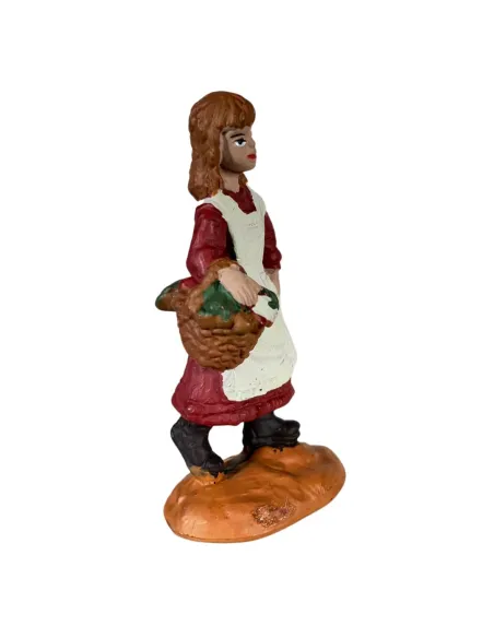 Bambina Oliver per statue da 8 cm con cesto