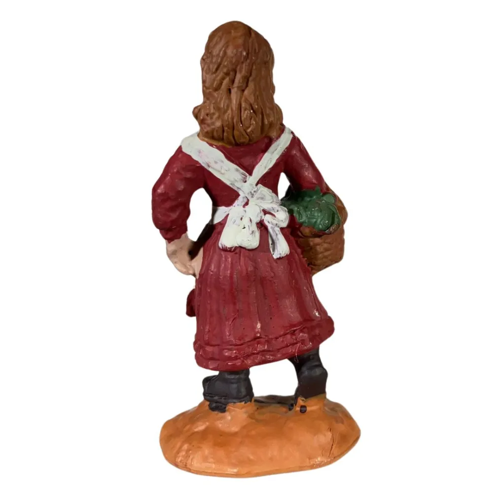 Little Girl with Basket – Oliver, 8 cm