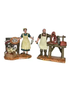 Oliver Fish Seller and Charcuterie Seller Set, 8 cm
