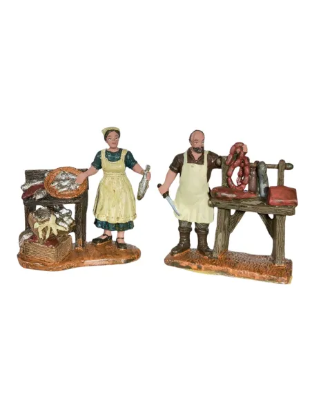 Oliver Fish Seller and Charcuterie Seller Set, 8 cm