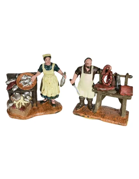 Set pescivendola e salumiere Oliver 8 cm