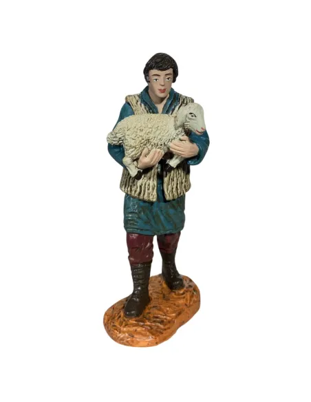 Oliver Farmer Woman with Hen and Shepherd with Lamb Set, 12 cm