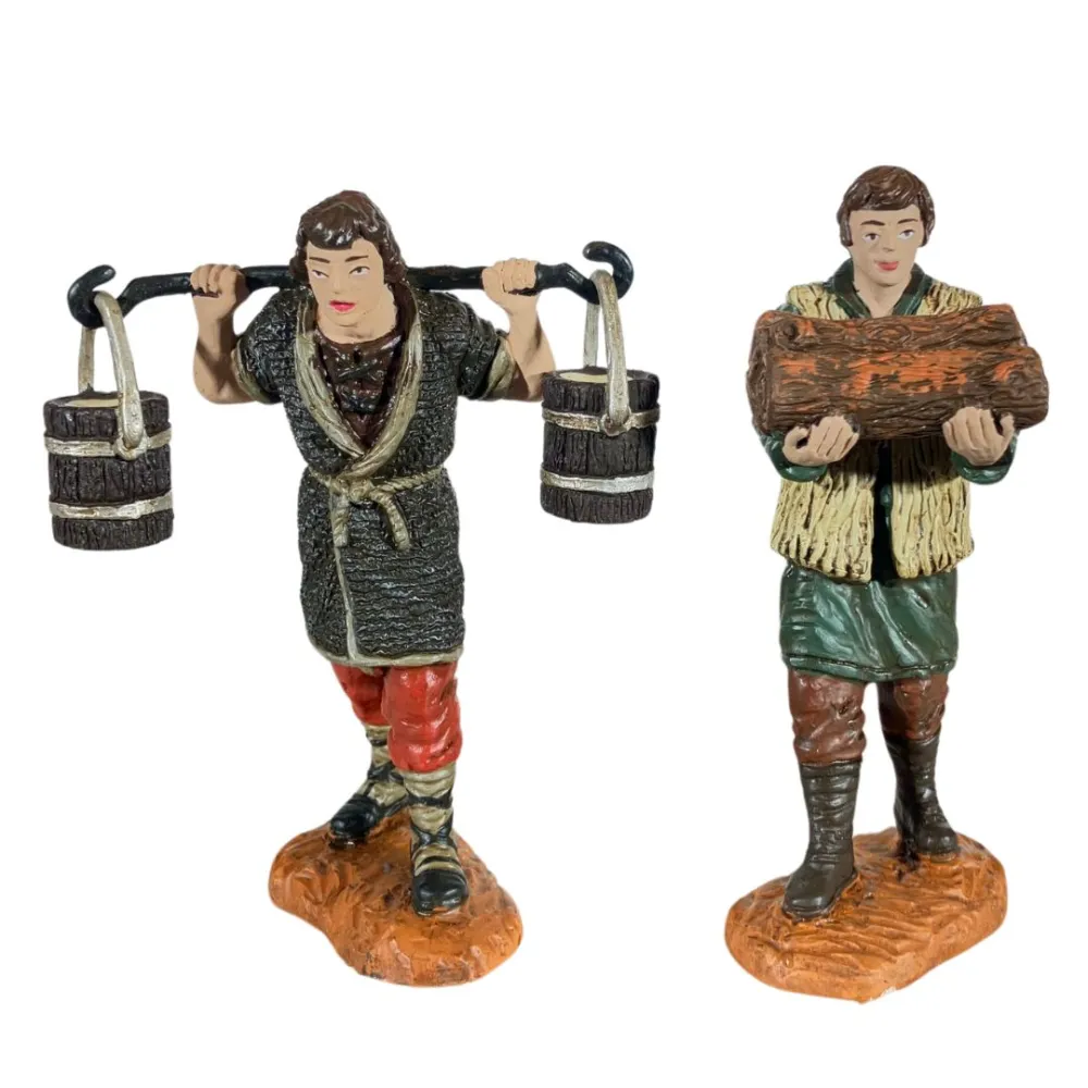 Oliver Woodcutter and Water Carrier Set, 12 cm
