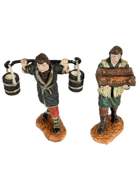 Oliver Woodcutter and Water Carrier Set, 12 cm
