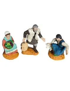 Set 3 statue Oliver 10 cm 2