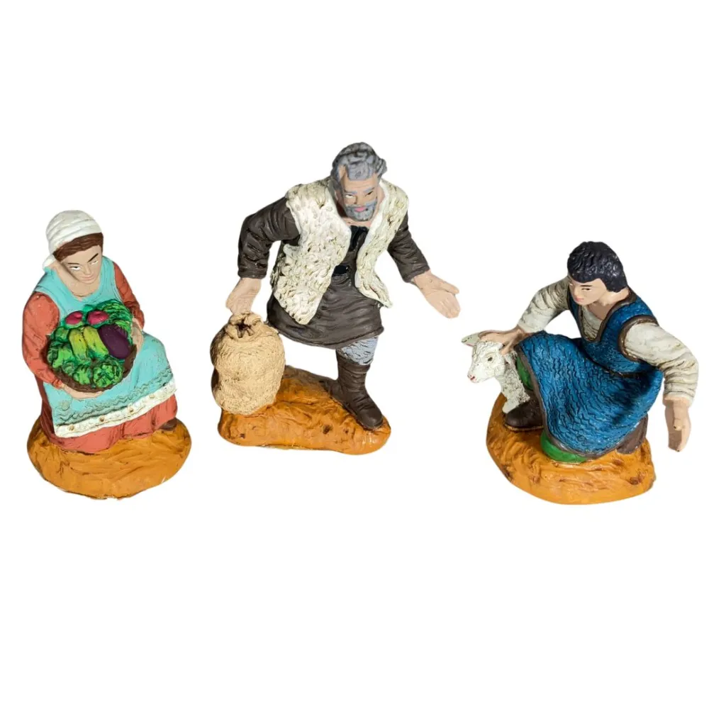 Set 3 statue Oliver 10 cm