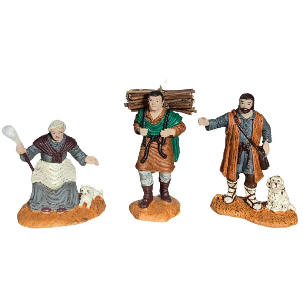 Set of Three Oliver Figures - 10 cm