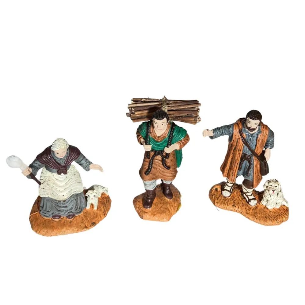 Set of Three Oliver Figures - 10 cm