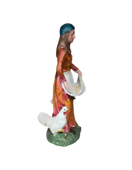 Woman with Chickens – 30 cm Series
