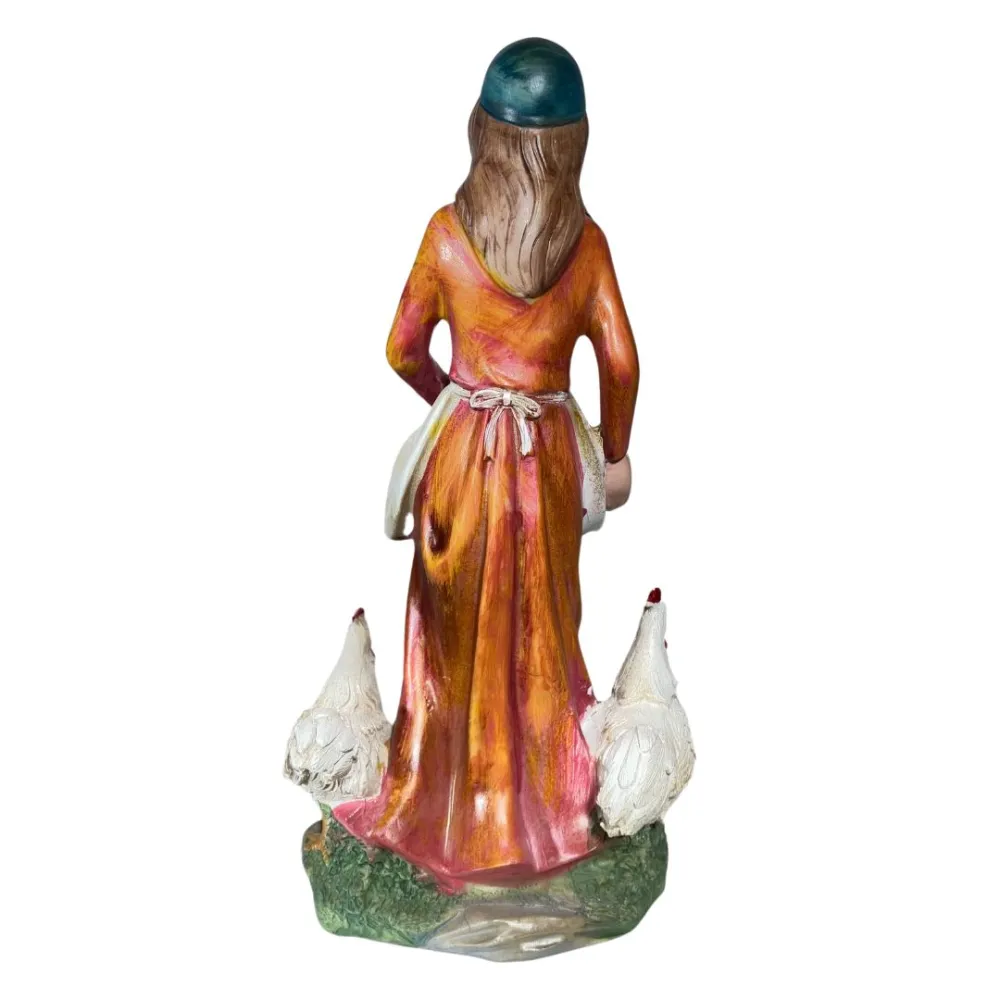 Woman with Chickens – 30 cm Series