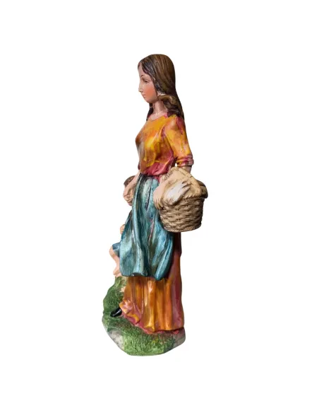 Donna con bambino 30 cm