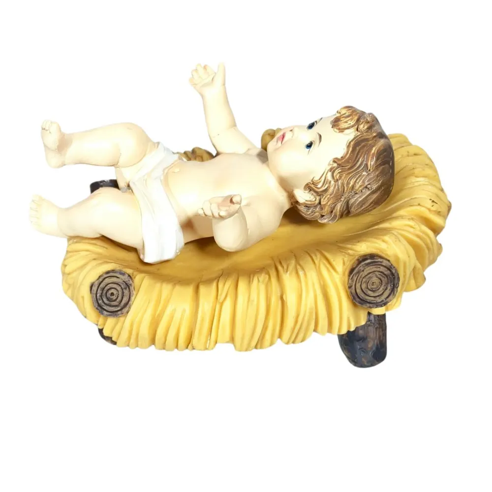 Baby Jesus with Cradle – for 25–30 cm Nativity Figures