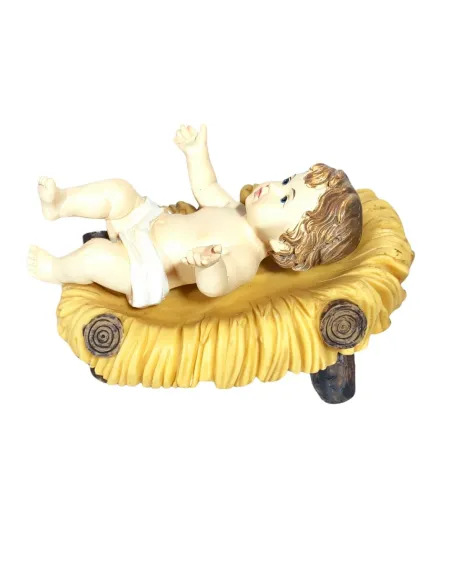 Baby Jesus with Cradle – for 25–30 cm Nativity Figures