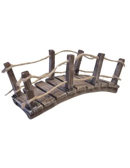 Faux Wood Polystyrene Bridge for 10–12 cm Nativity Figures