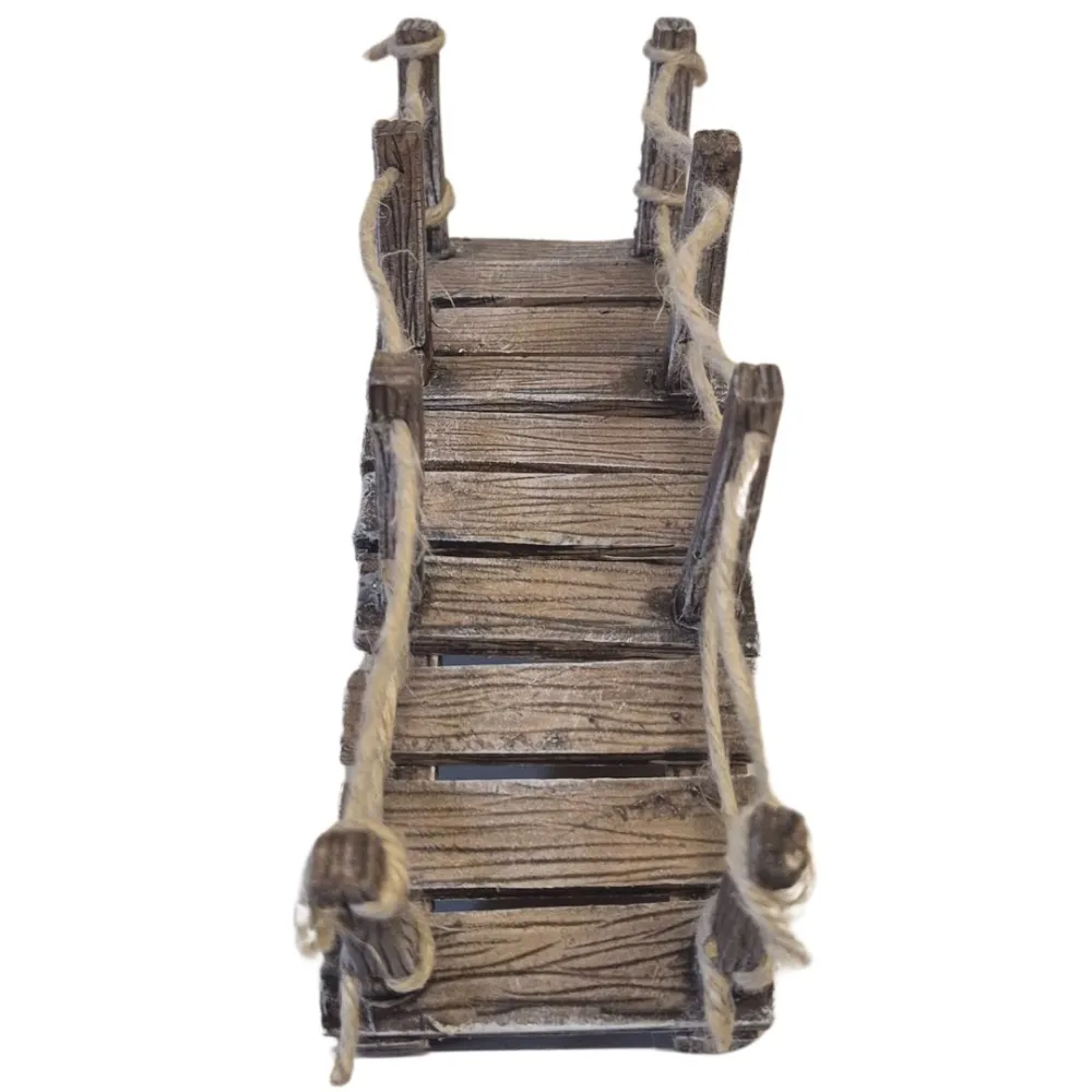 Faux Wood Polystyrene Bridge for 10–12 cm Nativity Figures