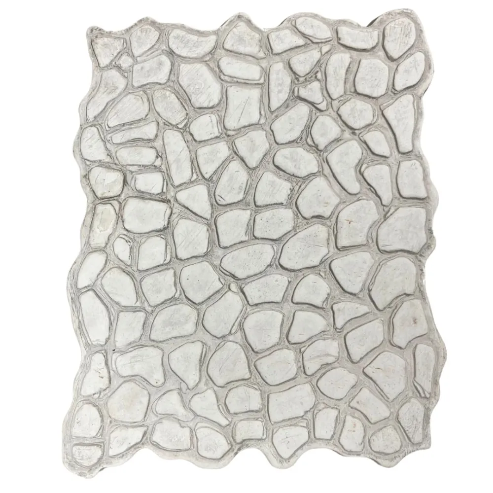 White Resin Stone Pavement Panel for 30 cm Nativity Figures