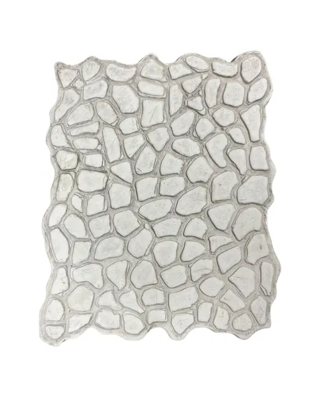 White Resin Stone Pavement Panel for 30 cm Nativity Figures