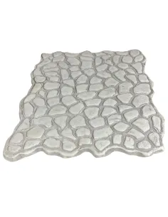 White Resin Stone Pavement Panel for 30 cm Nativity Figures