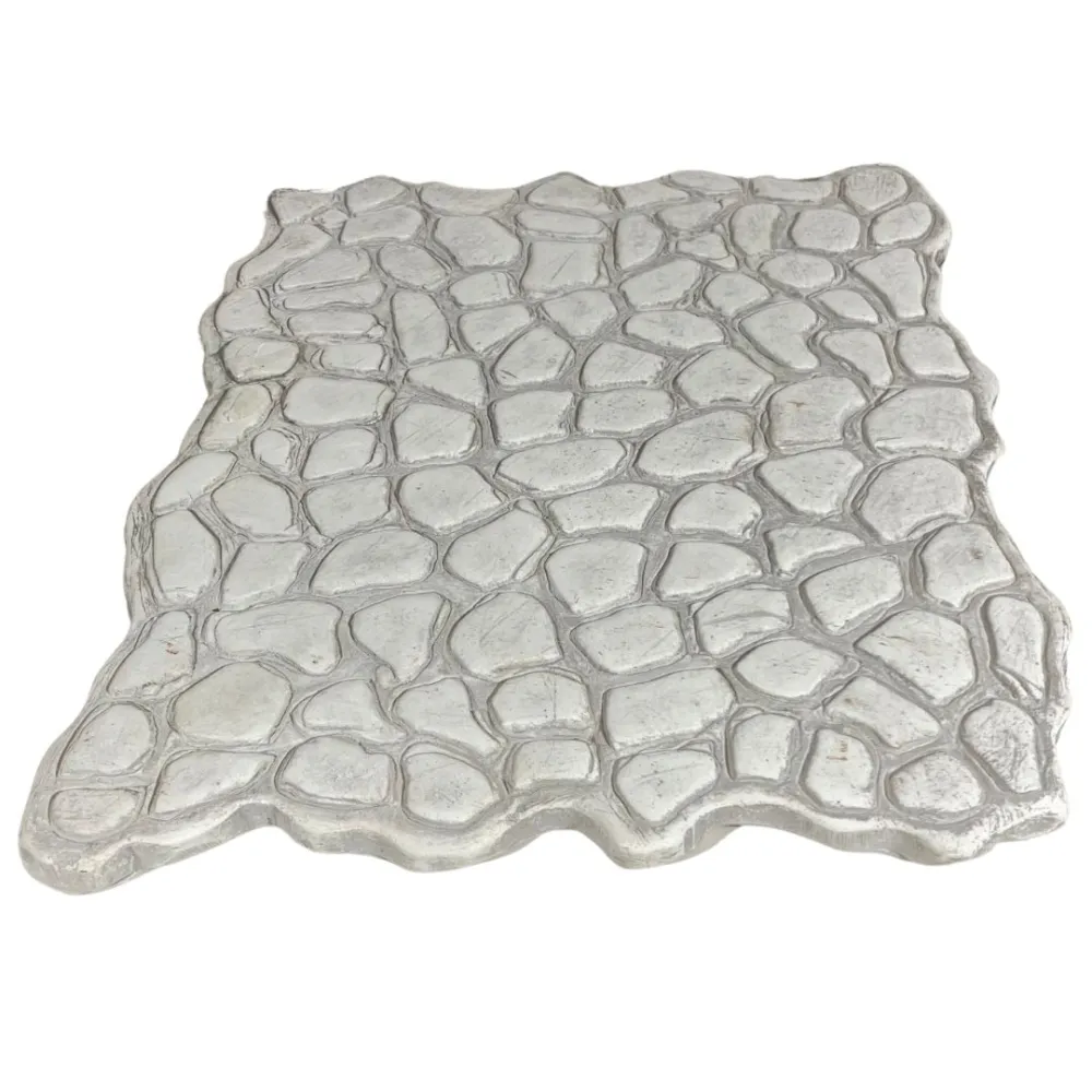 White Resin Stone Pavement Panel for 30 cm Nativity Figures