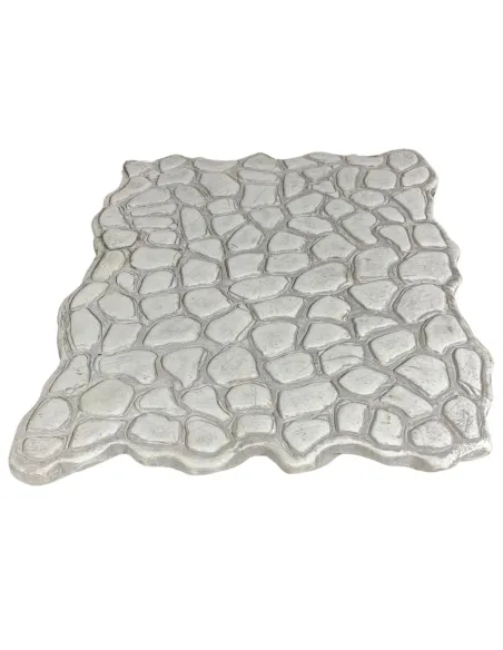 Lastricato pietra bianco in resina per statue da 30 cm