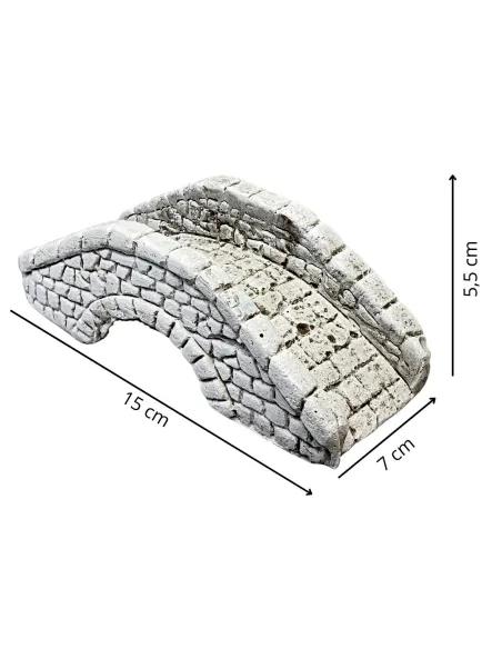 Plaster Stone Bridge for 8–10 cm Nativity Figures