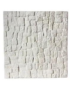 Pavimento in gesso mattoni irregolari da colorare 28x26 cm