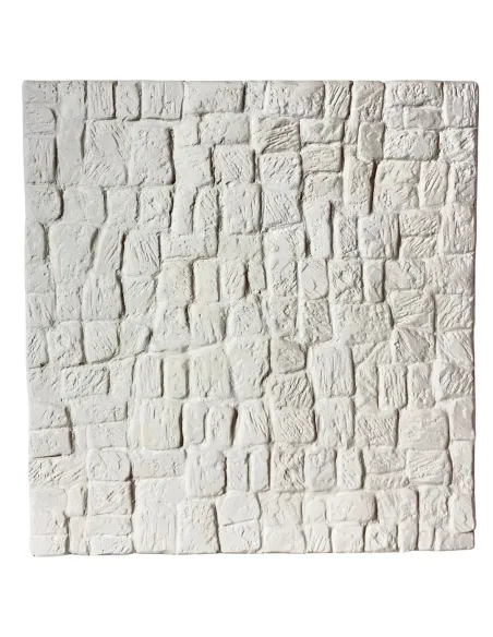 Pavimento in gesso mattoni irregolari da colorare 28x26 cm