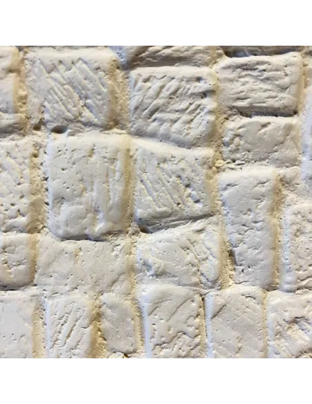 Pavimento in gesso mattoni irregolari da colorare 28x26 cm