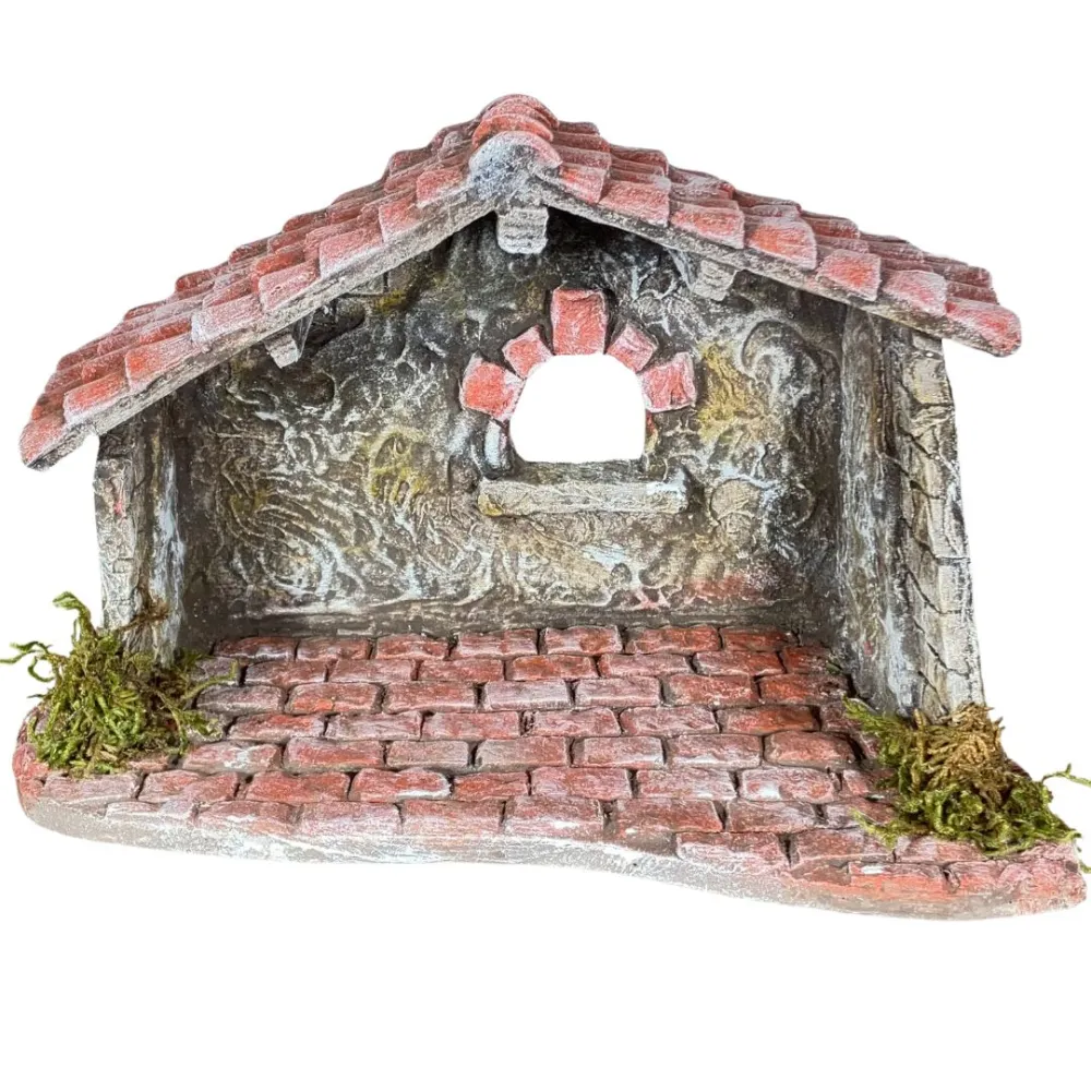 Setting for the Nativity or Workshop Scenes for 7–8 cm Nativity Figures