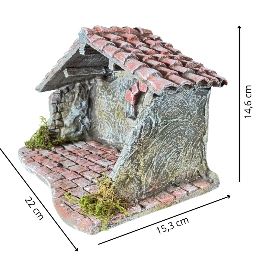 Setting for the Nativity or Workshop Scenes for 7–8 cm Nativity Figures