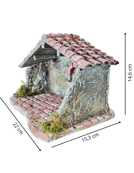 Ambientazione per Natività o mestieri per statue da 7-8 cm