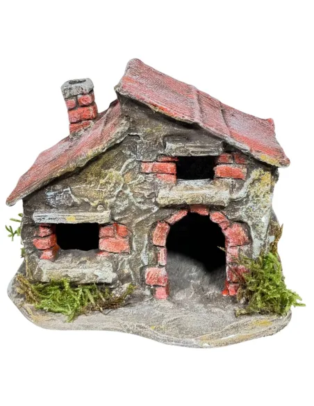 Polystyrene Brick House for 3 cm Nativity Figures