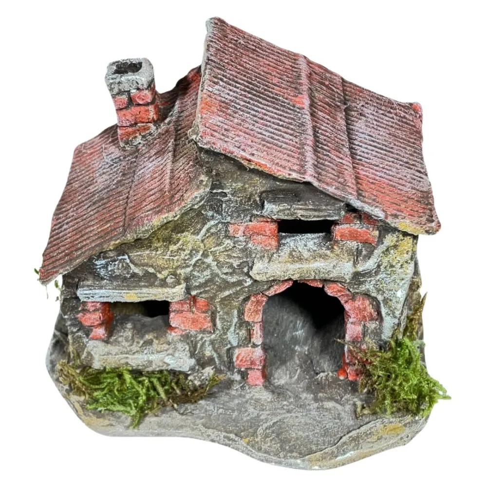 Polystyrene Brick House for 3 cm Nativity Figures