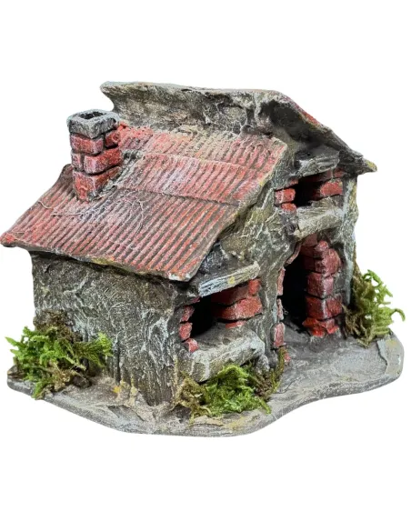 Polystyrene Brick House for 3 cm Nativity Figures