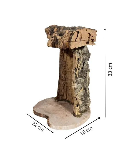Ambientazione per Natività in sughero per statue da 12-15 cm
