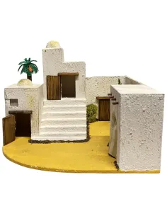 Palestinian Village with Palm Tree for 5 cm Nativity Figures 2