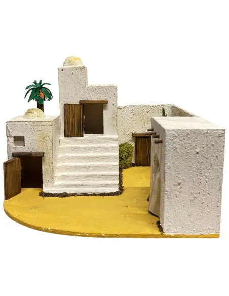 Borgo palestinese con palma per statue da 5 cm