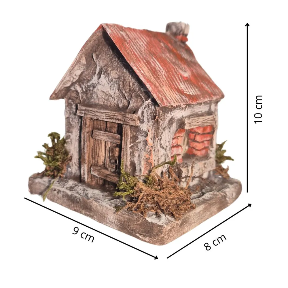 Mini Polystyrene House for 3,5 cm Nativity Figures