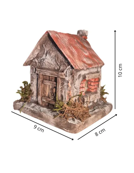 Casetta mini in polistirene per statue da 3,5 cm