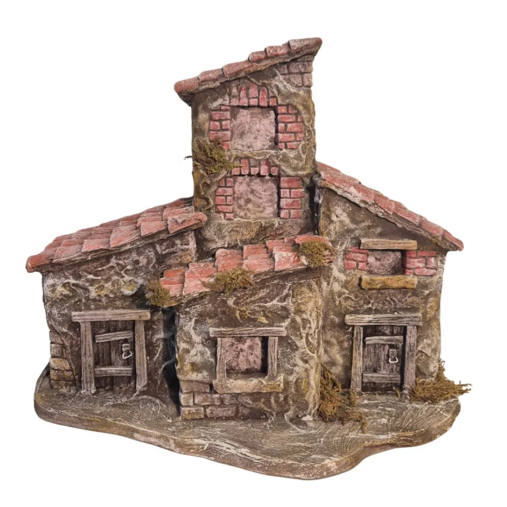 Polystyrene Village for 3,5–5 cm Nativity Figures