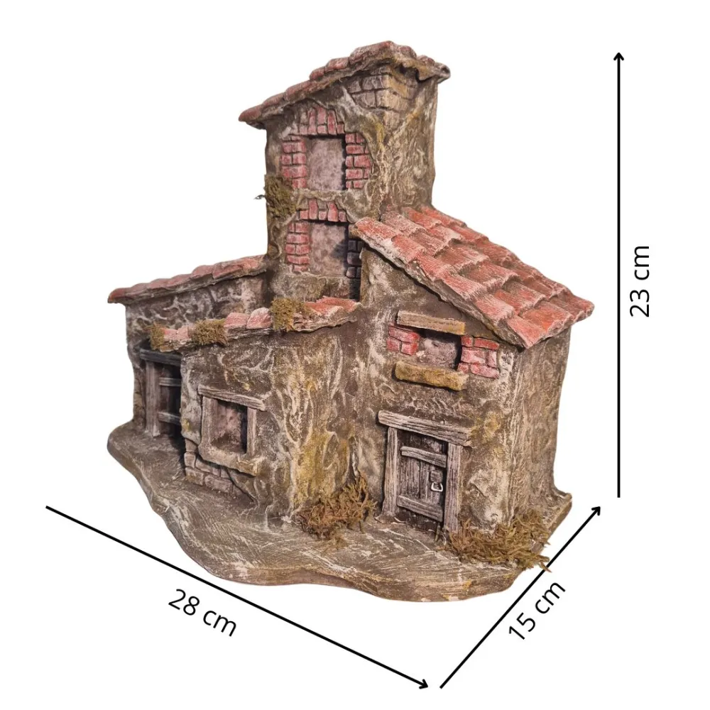 Polystyrene Village for 3,5–5 cm Nativity Figures