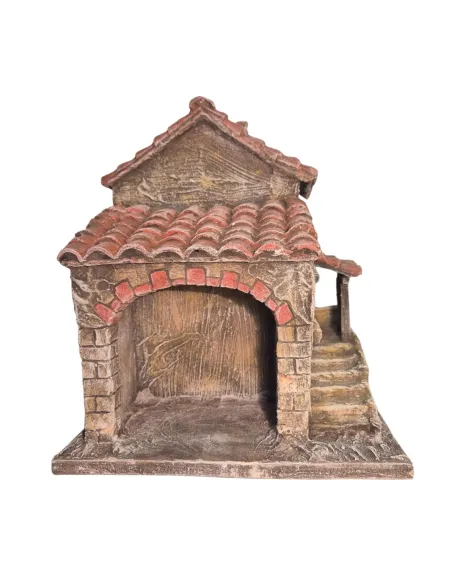 Polystyrene Village with Workshop for 5–8 cm Nativity Figures