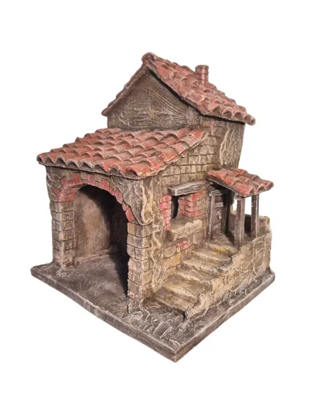 Polystyrene Village with Workshop for 5–8 cm Nativity Figures