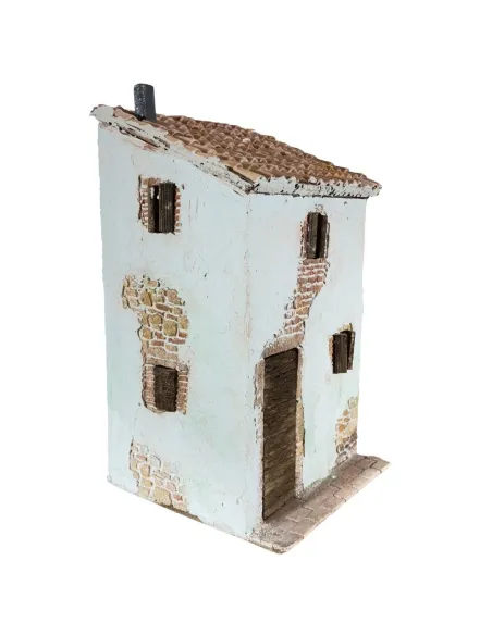 Casa popolare in polistirene per statue da 8-10 cm