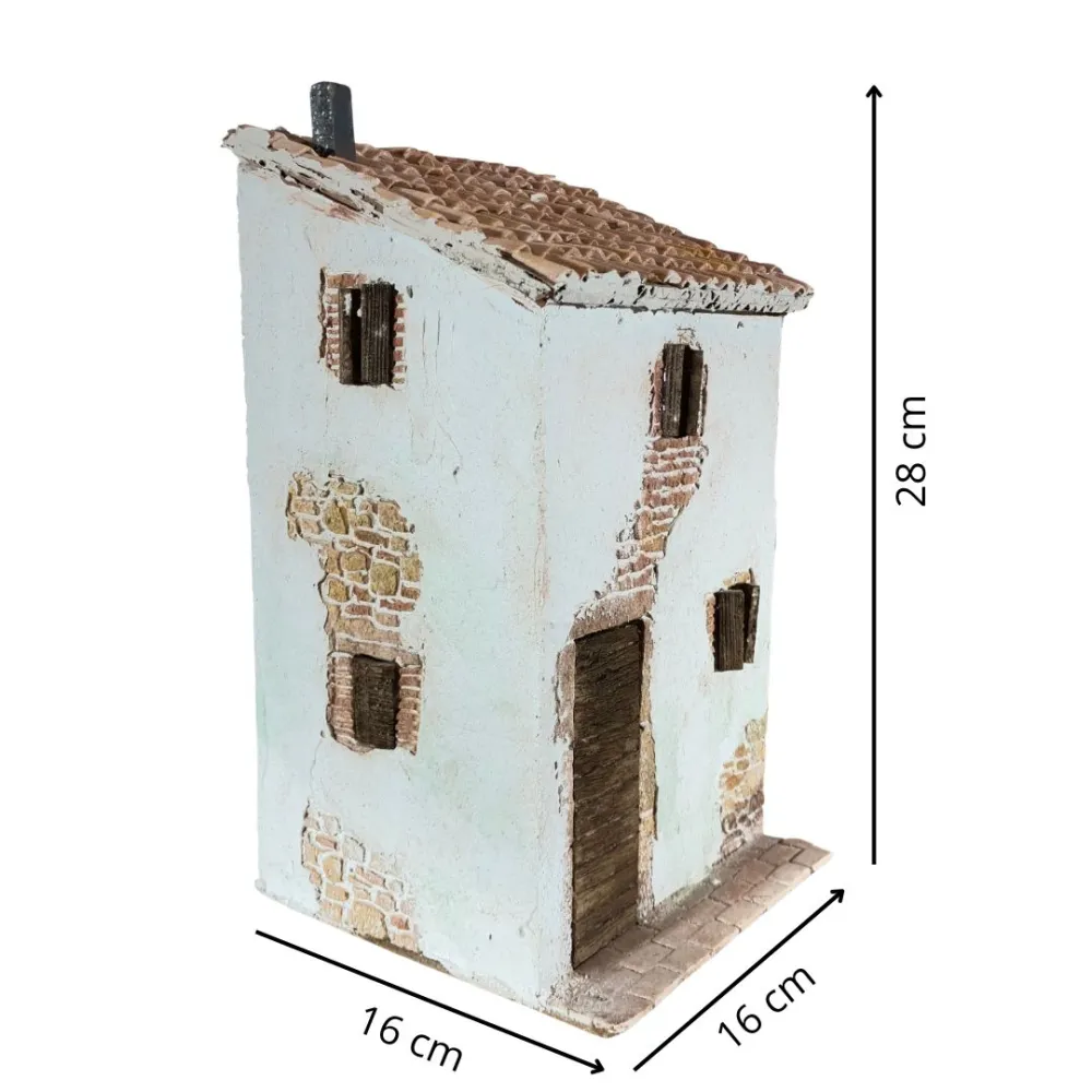 Polystyrene Village House for 8–10 cm Nativity Figures