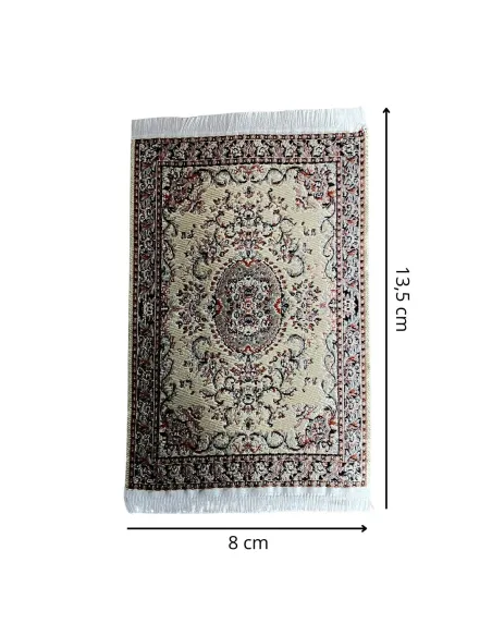 8×14 cm Miniature Persian Rug for 10–30 cm Nativity Figures