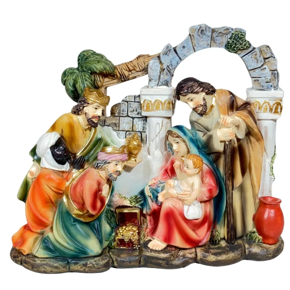 Resin Epiphany Scene with Setting – 12 cm